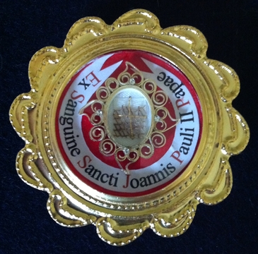 Blutreliquie von Papst Johannes Paul II