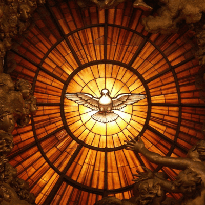 Rom  Vatikan  Basilika St. Peter  Die Taube des Heiligen Geistes  Cathedra Petri  Bernini 